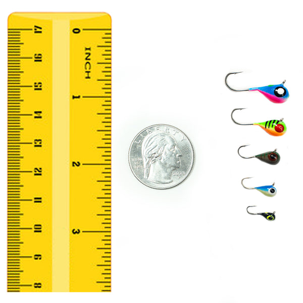 Micro Tungsten Jig Size Comparison