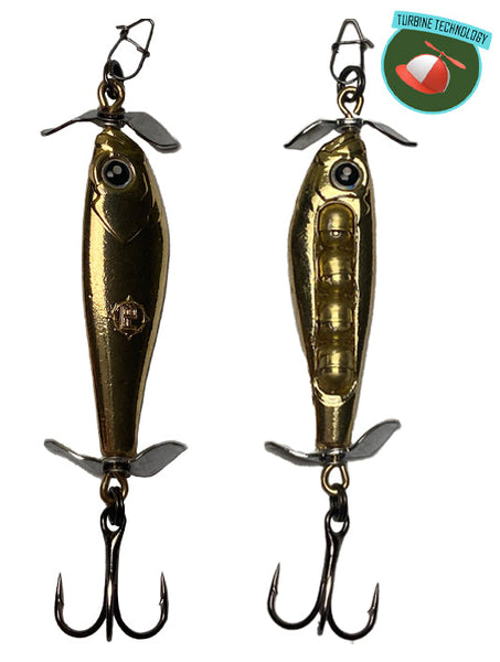 Scissorkick Spoon Golden Minnow