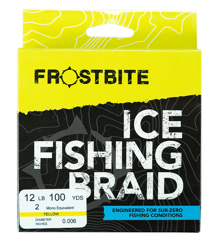 FINS Icetamer Ice Fishing Braid - USA Made - Zero Bahrain