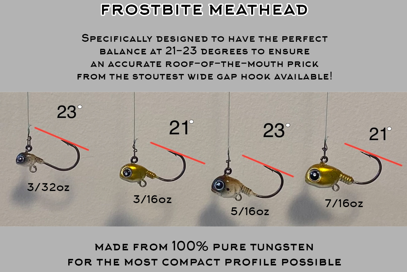 Meathead Live Bait Jig - 2 Pack - Pure Tungsten – Frostbite Canada